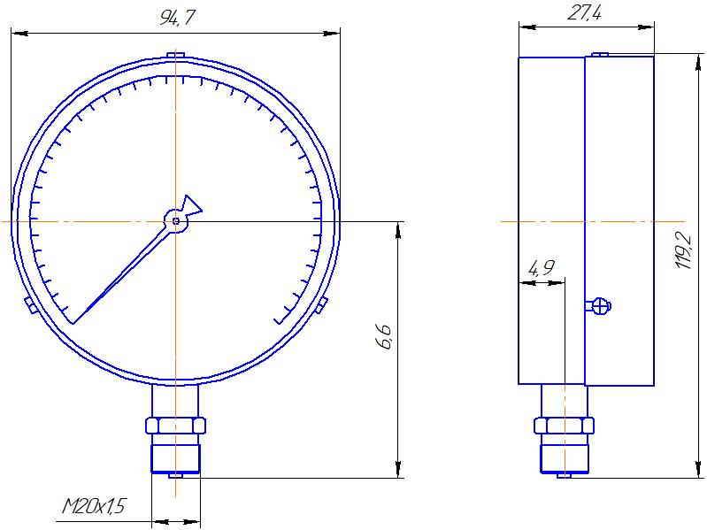 Диаметр манометра. Манометр показывающий коррозионностойкий мп4а-КС-ухл1-1,6мпа. Манометр МП-4 диаметр. Манометр 40 МПА чертеж. Манометр мп4-УФ габариты.